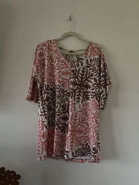 Manuhealii Pink and Brown Romper